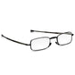 Read Optics Black Compact Fold Away Reading Glasses For Men & Women