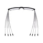 Read Optics Black Folding Compact Blue Light Blocking Reading Glasses For Men & Women