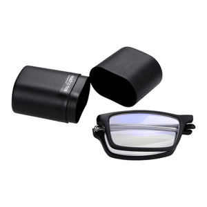 Read Optics Black Folding Compact Blue Light Blocking Reading Glasses For Men & Women