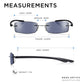 Read Optics Black Rectangular Rimless Reading Sunglasses for Men & Women