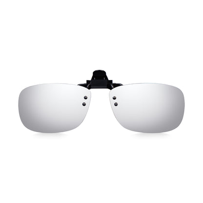 Read Optics Silver Mirror Clip-On Sunglasses Polarised UV Tinted Lenses For Men & Women
