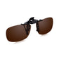 Read Optics Brown Clip-On Sunglasses Polarised UV Tinted Lenses For Men & Women