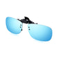 Read Optics Blue Mirror Clip-On Sunglasses Polarised UV Tinted Lenses For Men & Women
