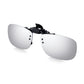 Read Optics Silver Mirror Clip-On Sunglasses Polarised UV Tinted Lenses For Men & Women