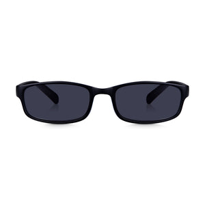 Read Optics Matt Black Rectangular Sun Reading Glasses for Men & Women