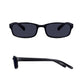 Read Optics Matt Black Rectangular Sun Reading Glasses for Men & Women