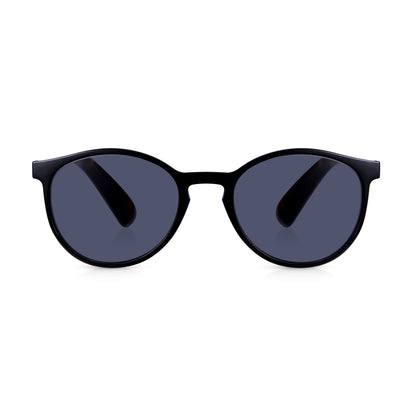 Read Optics Shiny Black & Tortoiseshell Round Sun Reading Glasses for Men & Women