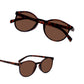 Read Optics Shiny Dark Tortoiseshell Round Sun Reading Glasses for Men & Women