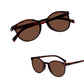 Read Optics Shiny Dark Tortoiseshell Round Sun Reading Glasses for Men & Women