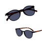 Read Optics Shiny Black & Tortoiseshell Round Sun Reading Glasses for Men & Women