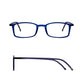 Read Optics Blue Rectangular Anti Blue Light Reading Glasses for Men & Women