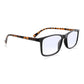 Black & Tortoiseshell Rectangle Blue Light Blocking Reading Glasses For Men & Women