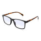 Black & Tortoiseshell Rectangle Blue Light Blocking Reading Glasses For Men & Women