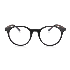 Black & Tortoiseshell Round Reading Glasses For Men & Women