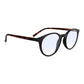 Black & Tortoiseshell Round Blue Light Blocking Reading Glasses For Men & Women