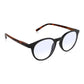 Black & Tortoiseshell Round Blue Light Blocking Reading Glasses For Men & Women