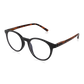 Black & Tortoiseshell Round Reading Glasses For Men & Women