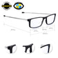 Read Optics Black Folding Compact Blue Light Blocking Reading Glasses For Men & Women