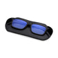 Read Optics Black Rectangular Anti Blue Light Reading Glasses for Men & Women