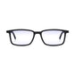 Read Optics Black Rectangular Anti Blue Light Reading Glasses for Men & Women