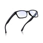 Black Rectangular Blue Light Blocking Reading Glasses For Men & Women