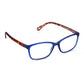 Read Optics Blue and Brown Tortoiseshell Rectangular Reading Glasses For Men & Women
