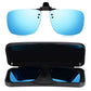 Read Optics Blue Mirror Clip-On Sunglasses Polarised UV Tinted Lenses For Men & Women