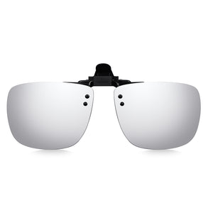 Read Optics Silver Mirror Clip-On Sunglasses Polarised UV Tinted Lenses For Men & Women