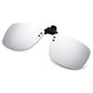 Read Optics Silver Mirror Clip-On Sunglasses Polarised UV Tinted Lenses For Men & Women