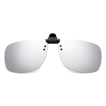 Read Optics Silver Mirror Clip-On Sunglasses Polarised UV Tinted Lenses For Men & Women