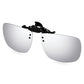 Read Optics Silver Mirror Clip-On Sunglasses Polarised UV Tinted Lenses For Men & Women