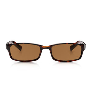 Read Optics Brown Tortoiseshell Rectangular Reading Sunglasses for Men & Women