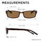 Read Optics Brown Tortoiseshell Rectangular Reading Sunglasses for Men & Women