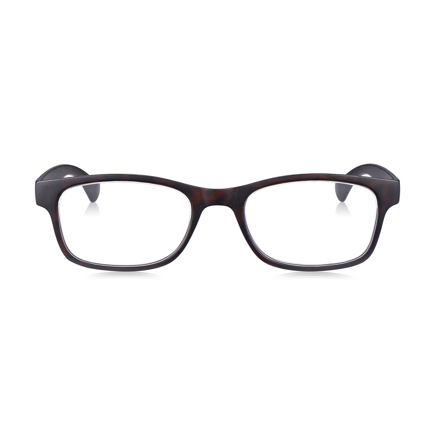 Read Optics Brown Tortoiseshell Rectangular Reading Glasses For Men & Women