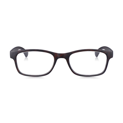 Read Optics Brown Tortoiseshell Rectangular Reading Glasses For Men & Women