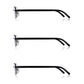 3 Pack - Read Optics Gunmetal and Black Square Reading Glasses For Men & Women