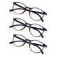 Read Optics 3 Pack Brown Tortoiseshell Round Reading Glasses For Men & Women