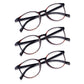 Read Optics 3 Pack Brown Tortoiseshell Round Reading Glasses For Men & Women