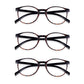 Read Optics 3 Pack Brown Tortoiseshell Round Reading Glasses For Men & Women