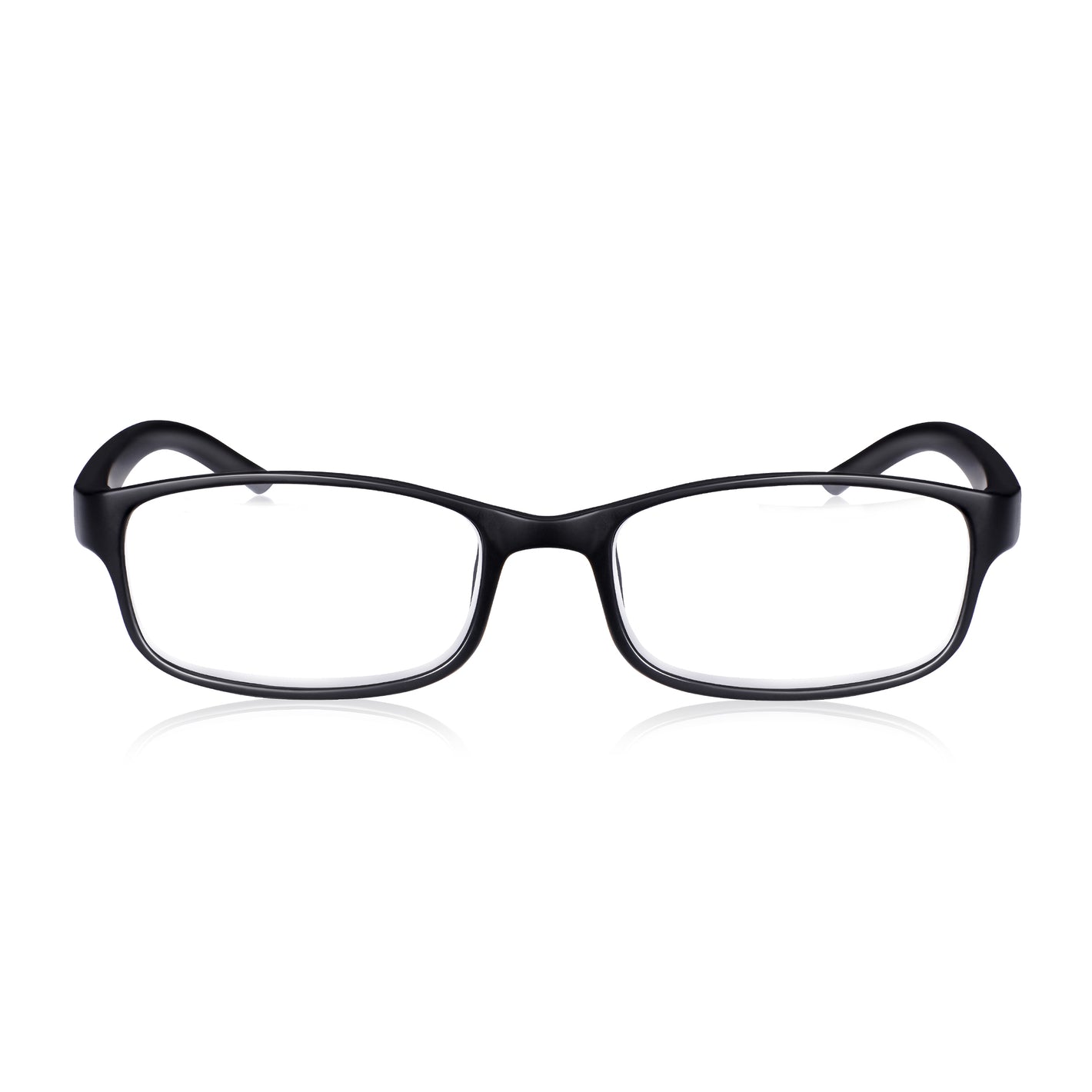 Black Rectangular Reading Glasses For Men & Women