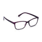 Read Optics Purple Tortoiseshell Rectangular Reading Glasses For Women