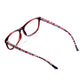 Read Optics Red Rectangular Reading Glasses For Men and Women