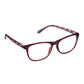 Read Optics Red Rectangular Reading Glasses For Men and Women