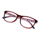 Read Optics Red Rectangular Reading Glasses For Men and Women