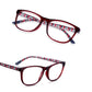 Read Optics Red Rectangular Reading Glasses For Men and Women