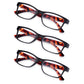 3 Pack - Read Optics Black and Brown Tortoiseshell Rectangular Reading Glasses For Men & Women