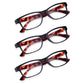 3 Pack - Read Optics Black and Brown Tortoiseshell Rectangular Reading Glasses For Men & Women