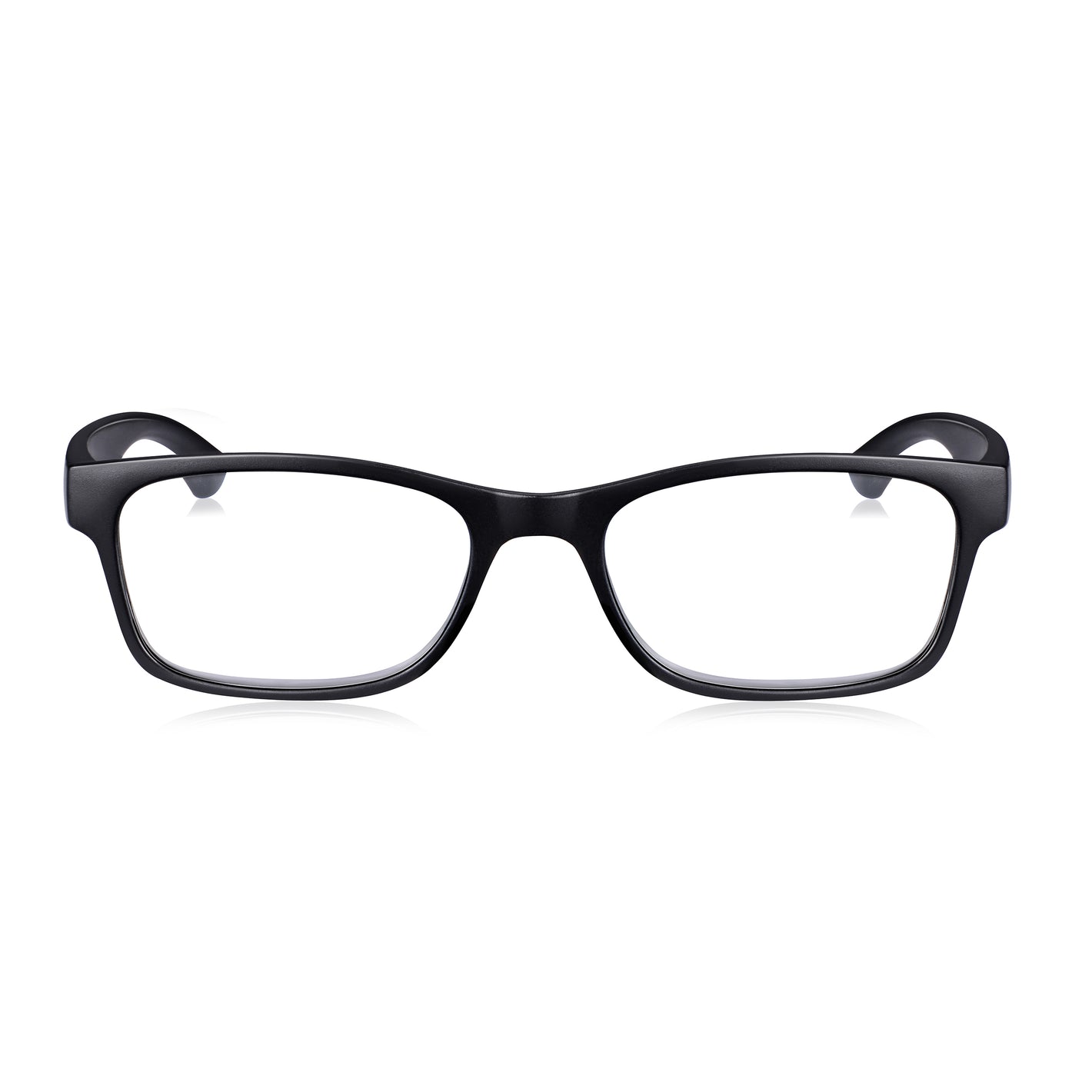 Black Rectangle Reading Glasses For Men & Women