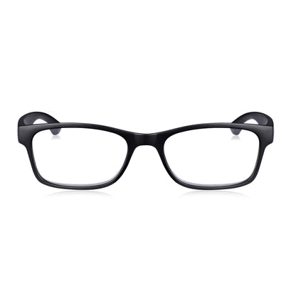 Black Rectangle Reading Glasses For Men & Women