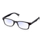 Brown Tortoiseshell Rectangular Blue Light Blocking Reading Glasses for Men & Women